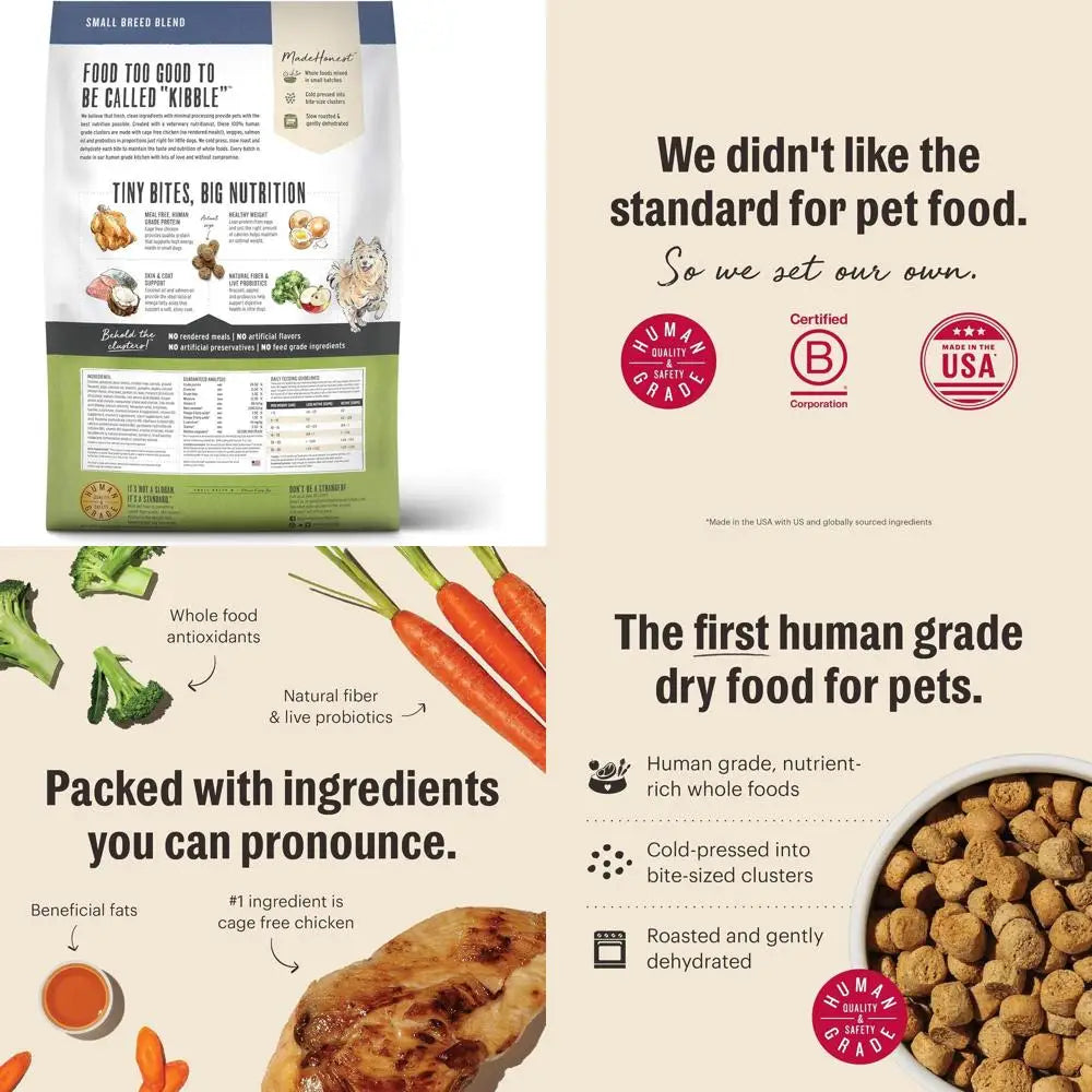 Whole Food Clusters Small Breed Blend Grain Free Dry Dog Food - Chicken, 10 Pound Bag