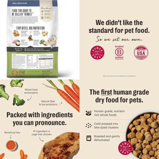 Whole Food Clusters Small Breed Blend Grain Free Dry Dog Food - Chicken, 10 Pound Bag