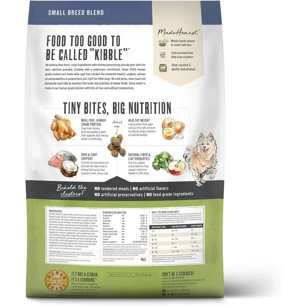 Whole Food Clusters Small Breed Blend Grain Free Dry Dog Food - Chicken, 10 Pound Bag
