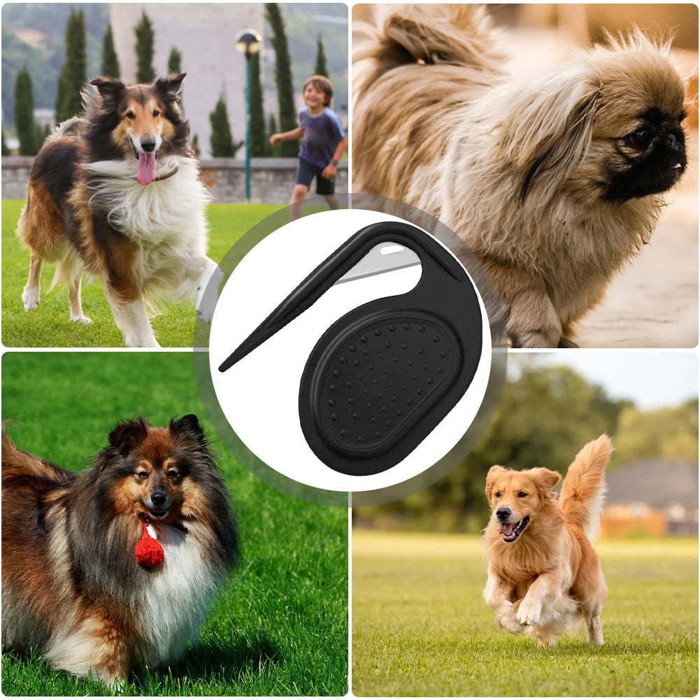 Pet Open Knot Comb Blade Comb Cat Puppy Hair Shedding Carding Trimmer Comb Anti-slip Cat Dog Comb for Dogs Cat Pet Accessories