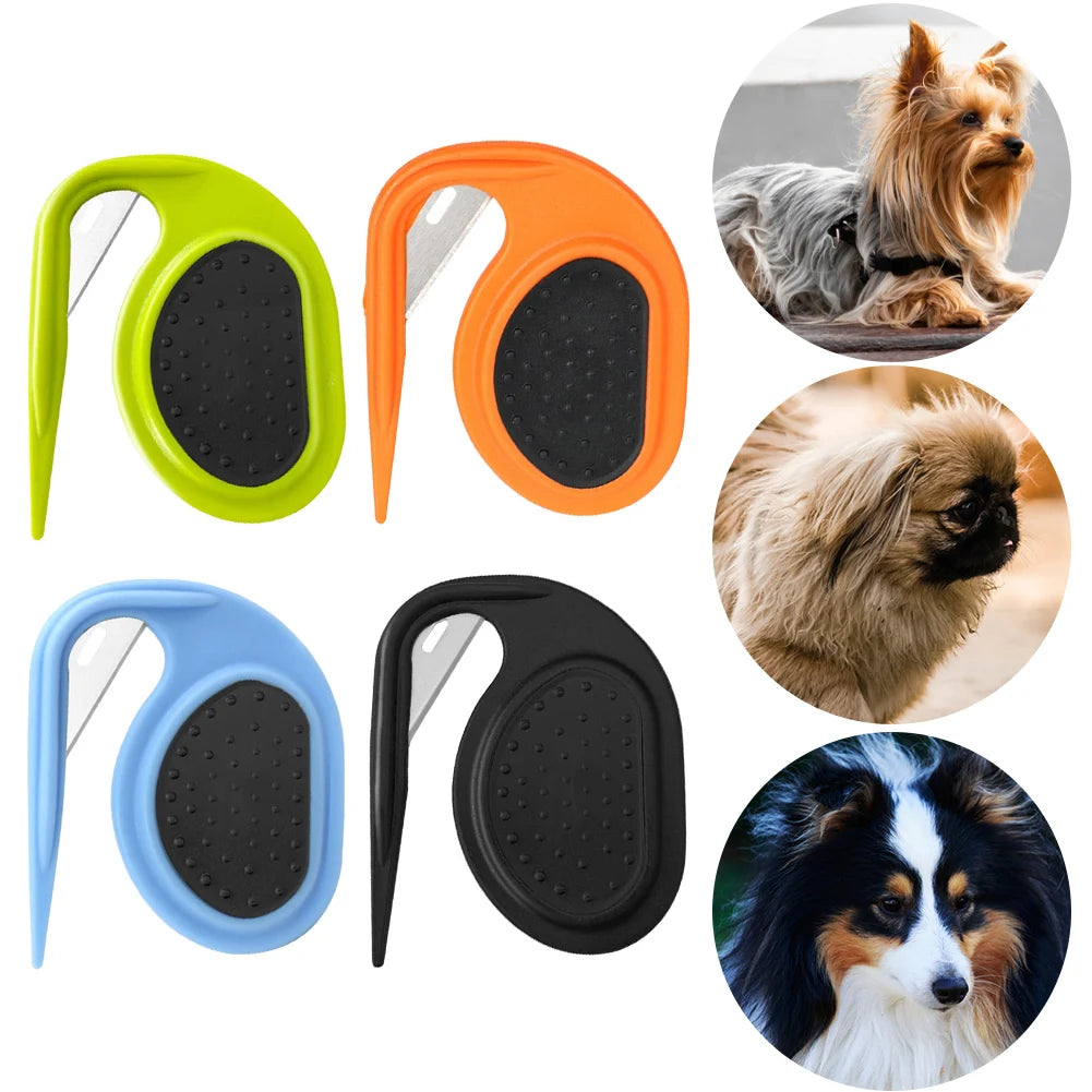 Pet Open Knot Comb Blade Comb Cat Puppy Hair Shedding Carding Trimmer Comb Anti-slip Cat Dog Comb for Dogs Cat Pet Accessories